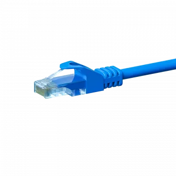 DSIT CAT 5e U/UTP netwerk-patchkabel, 15 m, blauw, CCA, RJ45, 1 Gbit/s