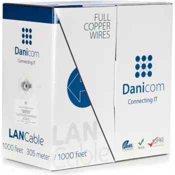 DSIT DANICOM CAT6 UTP 305m PVC (Fca) solid copper netwerkkabel