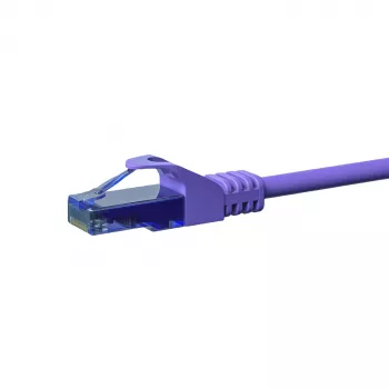 DSIT CAT6a netwerkkabel 100% koper U/UTP 0,50 m violet (DC-U6A8-005)
