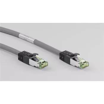 DSIT CAT 8 S/FTP PiMF RJ45 netwerkkabel, 5m, grijs – 40 Gbit/s, 2000 MHz, vergulde contacten