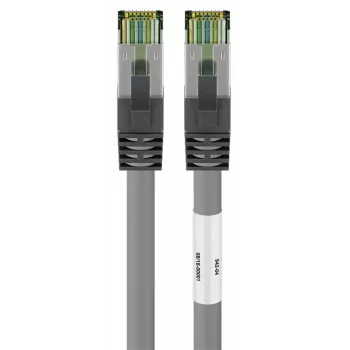 DSIT RJ45 netwerkkabel S/FTP PiMF CAT 8 ruwe kabel grijs 0,50 m