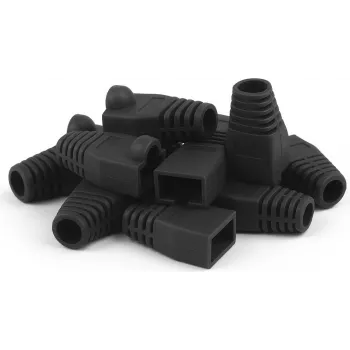 DSIT DANICOM RJ45 knikbeschermingsmanchet zwart 10-pack (DC-RJ45-BOOT-BLACK-10PCE)