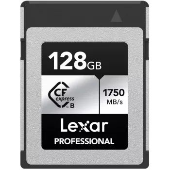 Lexar Professional CFexpress Type B SILVER 128 GB Geheugenkaart, 1750 MB/s (LCXEXSL128G-RNENG)