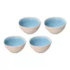 ROSE&TULIPANI Concerto Fuse Azzurro set met 4 middelgrote schalen 15 cm
