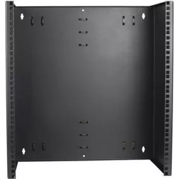 DSIT 12U 19 inch wandmontage-rackframe, 300 mm diepte, vast, staal, zwart