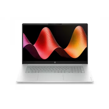 HP OmniBook 3 17-dg0452ngx 17,3 inch Full HD laptop - Intel Core 5 225U, 8GB RAM, 512GB SSD, zonder besturingssysteem, Duitse toetsenbord, zwart