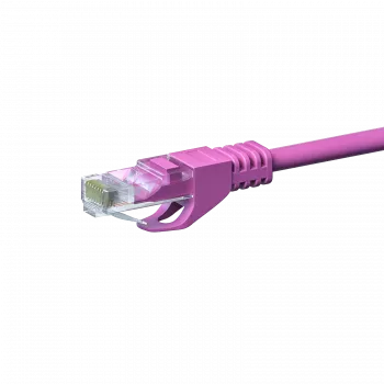 DSIT CAT5e netwerkkabel, U/UTP, 7 meter, roze, 100% koper (DC-59-075)