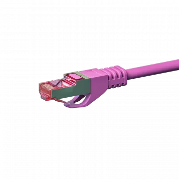 DSIT CAT 6 S/FTP LSOH netwerk-patchkabel, 0,25 m, roze