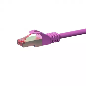 DSIT CAT 6 S/FTP LSOH netwerk-patchkabel, 30 m, roze
