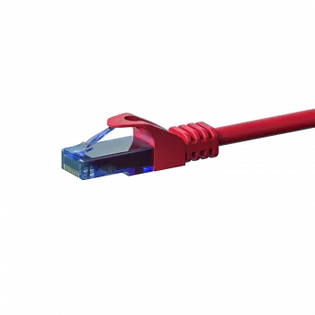 DSIT CAT6a U/UTP 100% koper-patchkabel, 1,5 m, rood