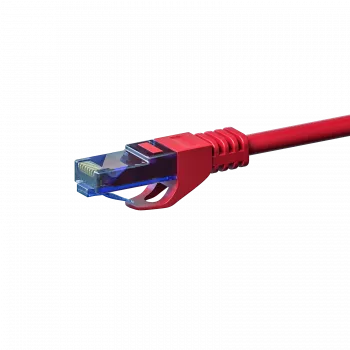 DSIT CAT6a U/UTP 100% koper-patchkabel, 1,5 m, rood