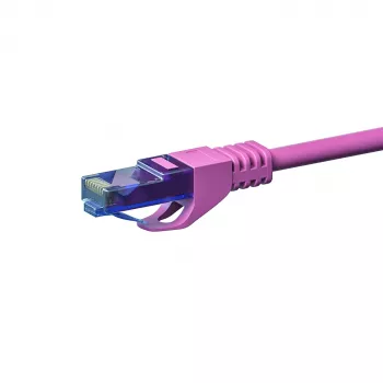 DSIT UTP CAT6a netwerkkabel, 100% koper, roze, 50 m (DC-U6A9-500)
