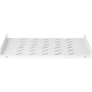 DSIT 1U vaste apparatuurplateau voor wandkasten van 600 mm diep, wit