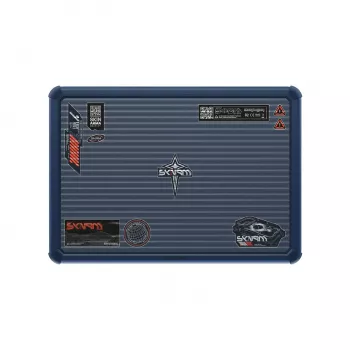 Skinarma Vibron beschermhoes voor MacBook Neo 13, marineblauw