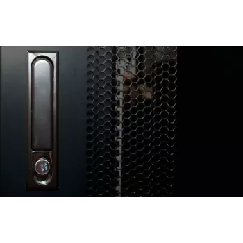 DSIT 19U vrijstaande serverkast 600x1000x860 mm met geperforeerde deuren, zwart