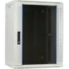 DSIT 15U wandmontage-serverkast met glazen deur, wit, 600x450x770 mm (DS6415W)