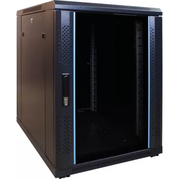 DSIT DS6815 15U 600x800mm wandmontage-serverkast met glazen deur, lichtgrijs