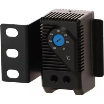 DSIT DS-Therm bimetaal thermostaat voor ventilatorregeling, 0-60°C, DIN-rail, NO-contact