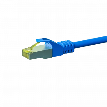 DSIT Cat.7 S/FTP PiMF RJ45 netwerkkabel, 0,25 m, Blauw