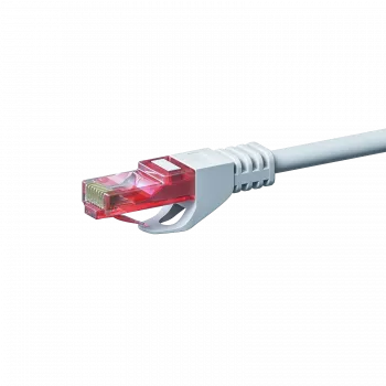 DSIT CAT6 U/UTP ethernet-patchkabel, 0,25 m, wit, 100% koper