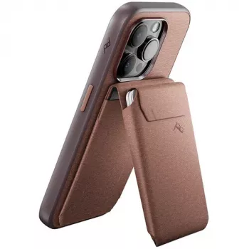 Peak Design Mobile Wallet SlimLink magnetische kaarthouder met standaard voor MagSafe, Adobe Red