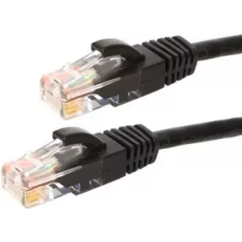 DSIT CAT6 U/UTP netwerkkabel, 5 m, zwart, 100% koper (DC-60-050)