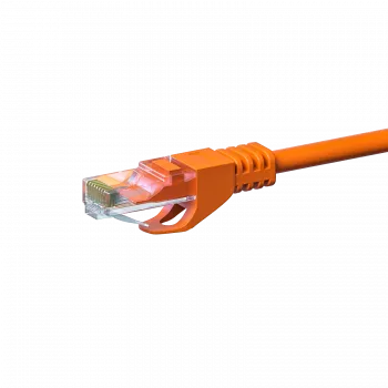 DSIT CAT 6 U/UTP netwerk-patchkabel, 10 m, oranje, CCA, RJ45, 1 Gbps