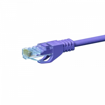 DSIT CAT 5e U/UTP netwerk-patchkabel, 7,5 m, paars, CCA, RJ45, Gigabit Ethernet