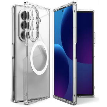 Ringke Fusion Magnetic MagSafe hoesje voor Samsung Galaxy Z Fold 8 Ultra - transparant