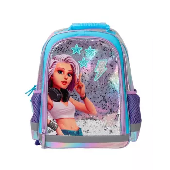 KIDS Wow Holo holografische schoolrugzak 14L A4 meisjes iriserend