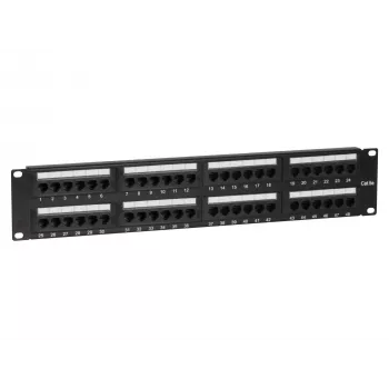 DS-IT CAT 5e UTP netwerk-patchpaneel, 19 inch, 48-poorts (DS-Patch5-48UTP)