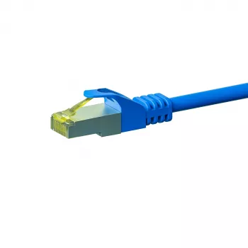 DSIT Cat.7 S/FTP netwerkkabel, RJ45 stekker naar RJ45 stekker, blauw, 7,5 m