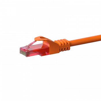 DSIT CAT6 netwerkkabel U/UTP 0,25 m oranje 100% koper