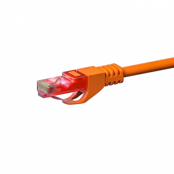 DSIT CAT6 netwerkkabel, U/UTP, 50 meter, oranje, 100% koper (DC-66-500)