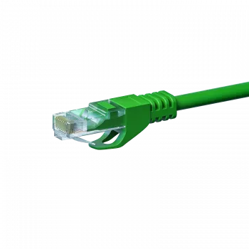 DSIT CAT5e U/UTP netwerk-patchkabel, 2 m, groen, 100% koper, RJ45, Gigabit Ethernet
