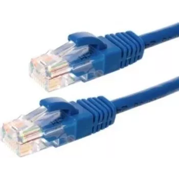 DSIT CAT5e U/UTP netwerk-patchkabel, 3m, blauw, 100% koper, RJ45, Gigabit Ethernet (DC-54-030)