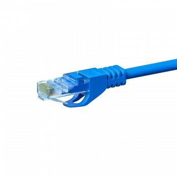 DSIT CAT 5e U/UTP netwerk-patchkabel, 2m, blauw, CCA, RJ45