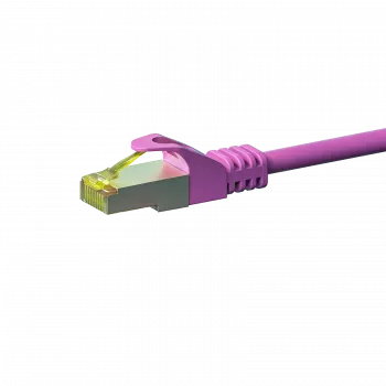 DSIT Cat.7 S/FTP PiMF RJ45 netwerkkabel, roze, 7,5 m