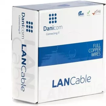 DSIT DANICOM CAT5E FTP 50m flexibele PVC netwerkkabel (Fca)
