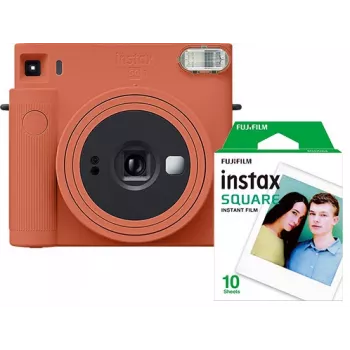 Fujifilm Instax Square SQ1 instantcamera, terracottakleurig oranje, met film (70100148679)