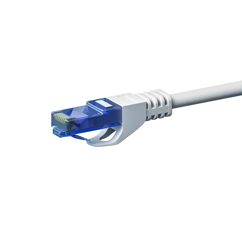 DSIT CAT6a U/UTP 100% koper patchkabel, 2 m, wit