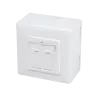 DSIT opbouwdoos Cat.6/Class E afgeschermd, dual RJ45, wit (DC-Wall-Out-STP6-W)