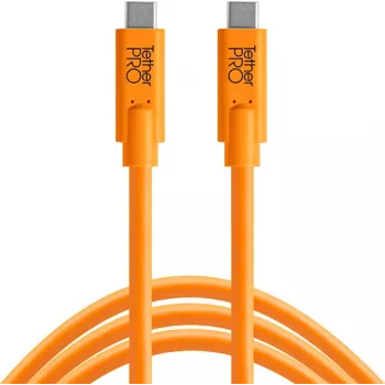 Tether Tools TetherPro USB-C-naar-USB-C-kabel, 0,9 m, oranje (CUC03-ORG)