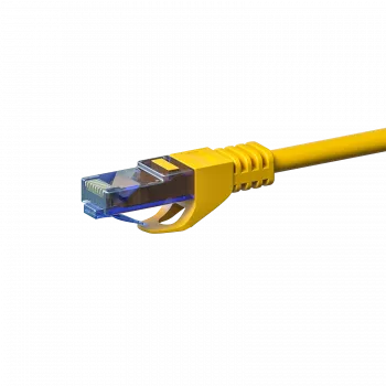 DSIT CAT6a U/UTP 100% koper patchkabel, 3m, geel
