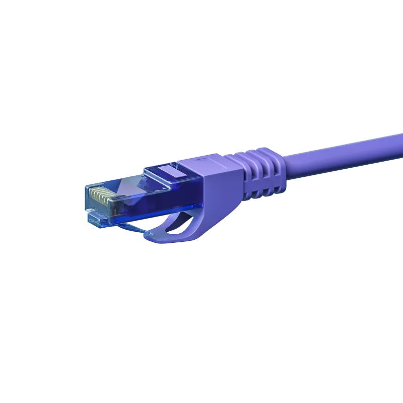 DSIT CAT6a Ethernet-patchkabel 100% koper - U/UTP - 15 meter - violet (DC-U6A8-150)