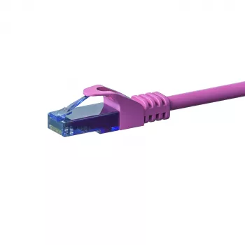 DSIT CAT6a U/UTP 30m roze netwerk-patchkabel, 100% koper, 10Gbps, RJ45