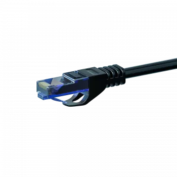 DSIT UTP CAT6a patchkabel 50m zwart - 100% koper - 10Gbps - RJ45