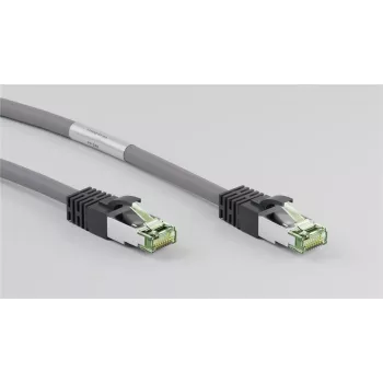 DSIT RJ45 netwerkkabel S/FTP PiMF CAT 8 kabel grijs 0,25 m
