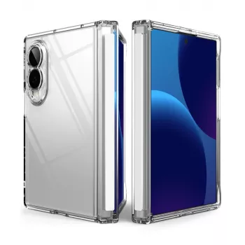 Ringke Fusion Flap Galaxy Z Fold 8 transparante hybride beschermhoes met scharnierbescherming