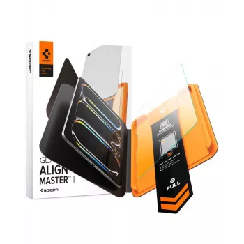 Spigen AlignMaster Glas.tR screenprotector van gehard glas voor iPad Pro 11 (2024-2025), transparant